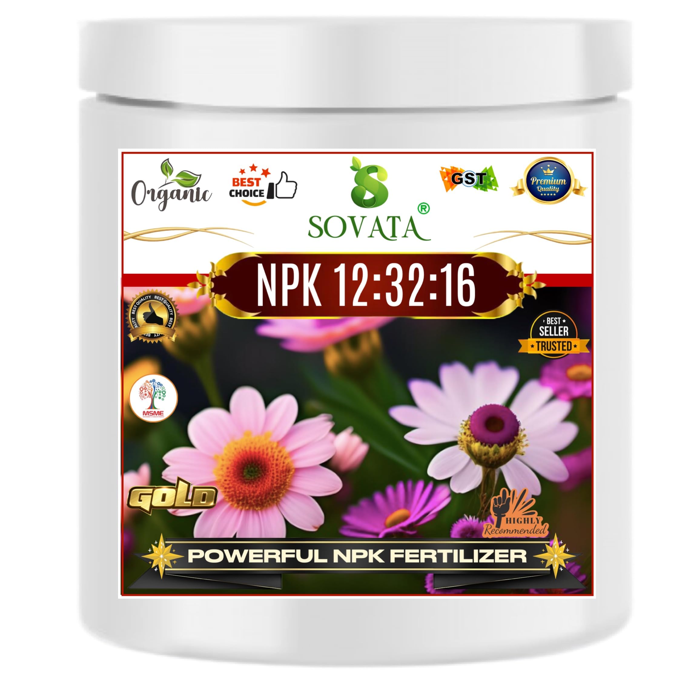 Sovata® NPK 12:32:16, Essential Powerful Organic Fertilizer for Overall Healthy Growth of Plants. (900 gm) (B0D9CXS82F) Amazon Price History, Amazon Price Tracker