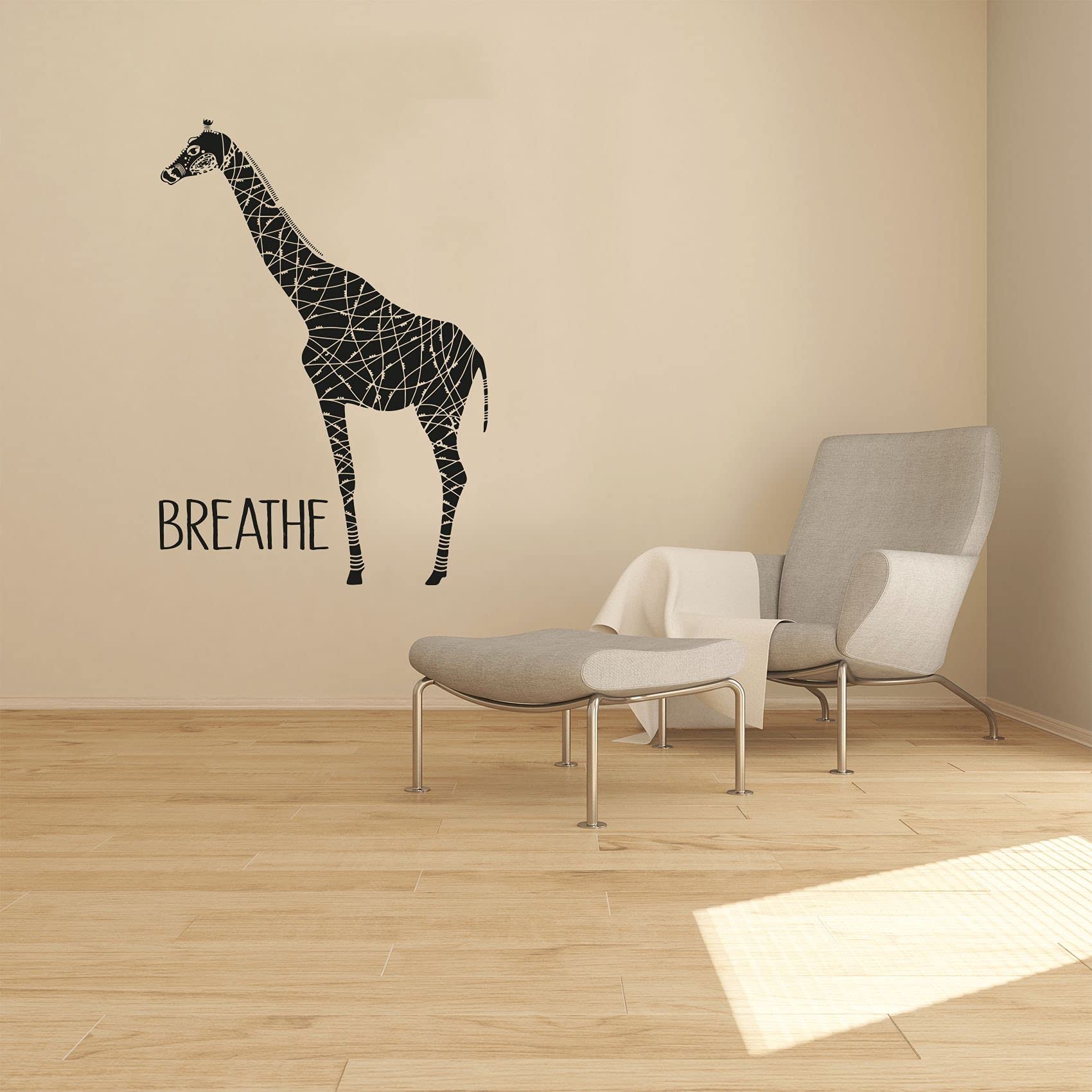 Aztec Giraffes Wallpaper FINGERINSPIRE African Tribal Stencil 11.7x8.3