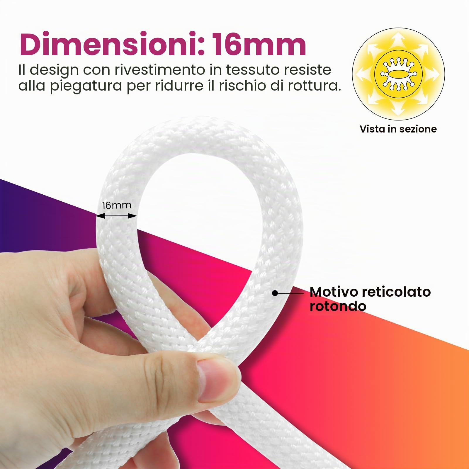 Striscia Neon LED RGB 24V CRI90+[10M],SMD3535,240 LED/m,illuminazione 360° tubo LED rotondo,per decorazione di camere da letto,stanze da gioco,soggiorno e negozi - Alimentatore non incluso