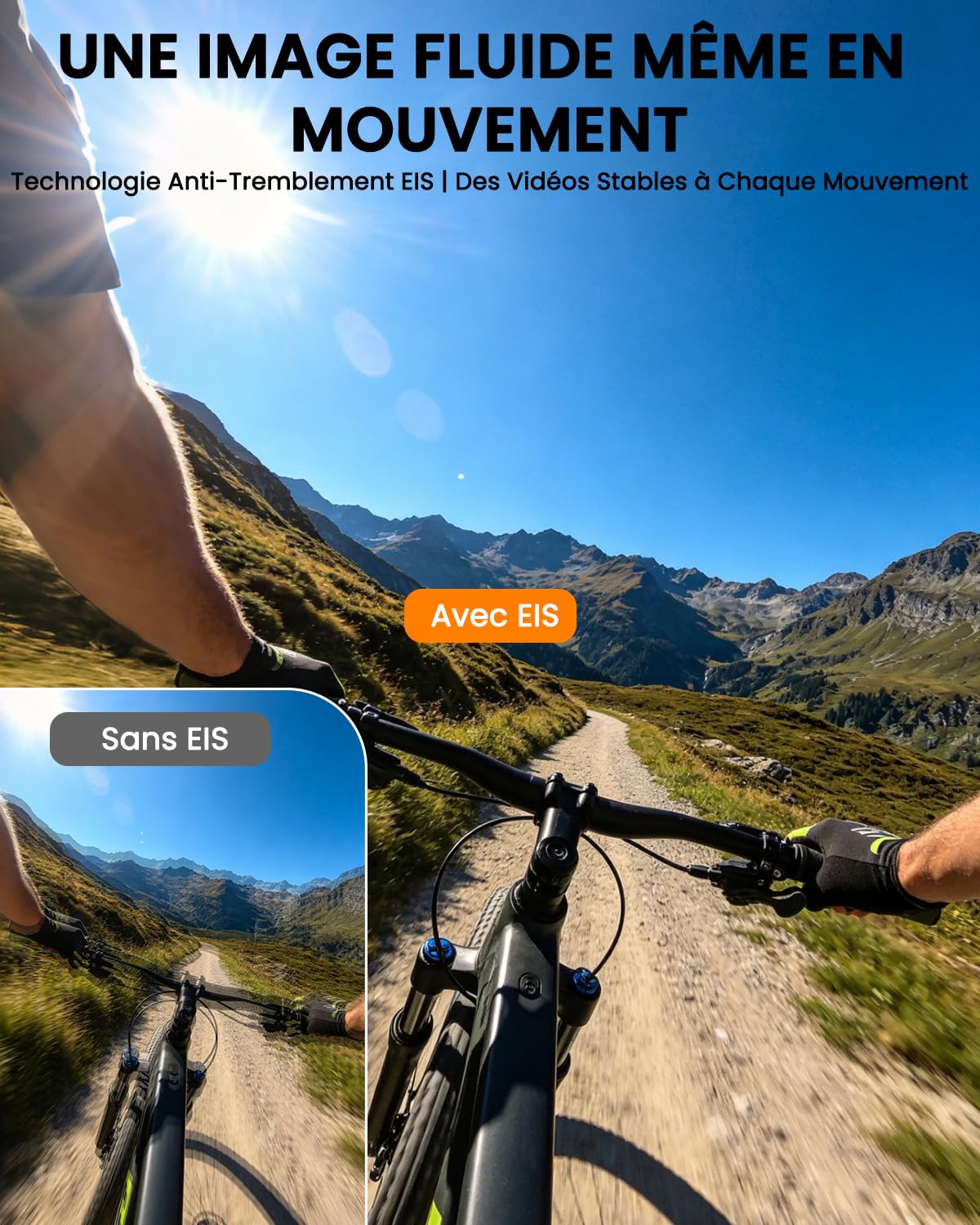Bextgoo Camera Sport, Mini Caméra Sport 4K, Action Camera Moto WiFi 64Go