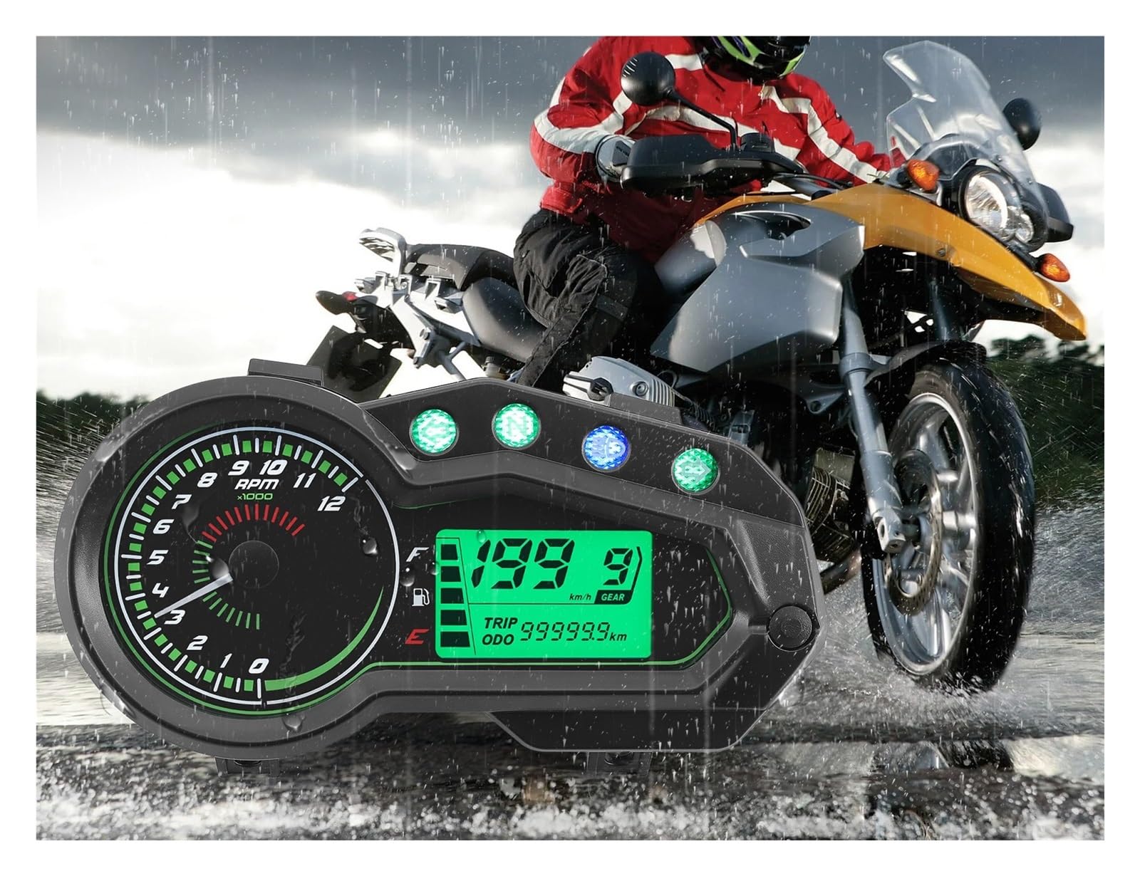 digital odómetro para motocicleta, tacómetro, tablero de RPM