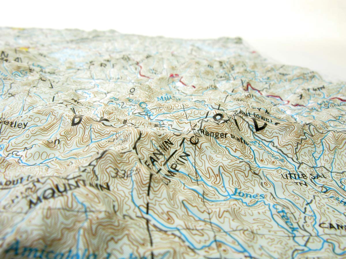 Hubbard Scientific 3D Rome, GA Map | A True Raised Relief Map - You Can Feel the Terrain | Vacuum-formed Molded | 33'' x 21'' | Detailed Topography - Image 6