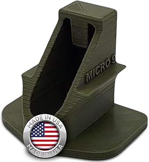 Magazine Loader for The Kimber Micro 9 - Easy Pain Free Loading - Comfortable Grip - Speed Loader Accessories - Large Flanges for Thumb Relief - Military Green - EZMAGLOADER