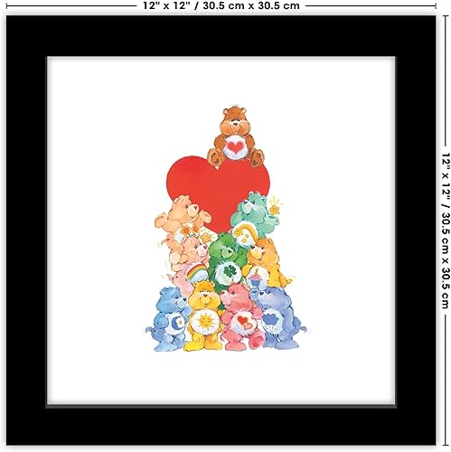 Miniatura 6 de Trends International Gallery Pops Care Bears - Póster de pared de Heritage Care Bears Group, 12.00 x 12.00 pulgadas, versión de marco negro