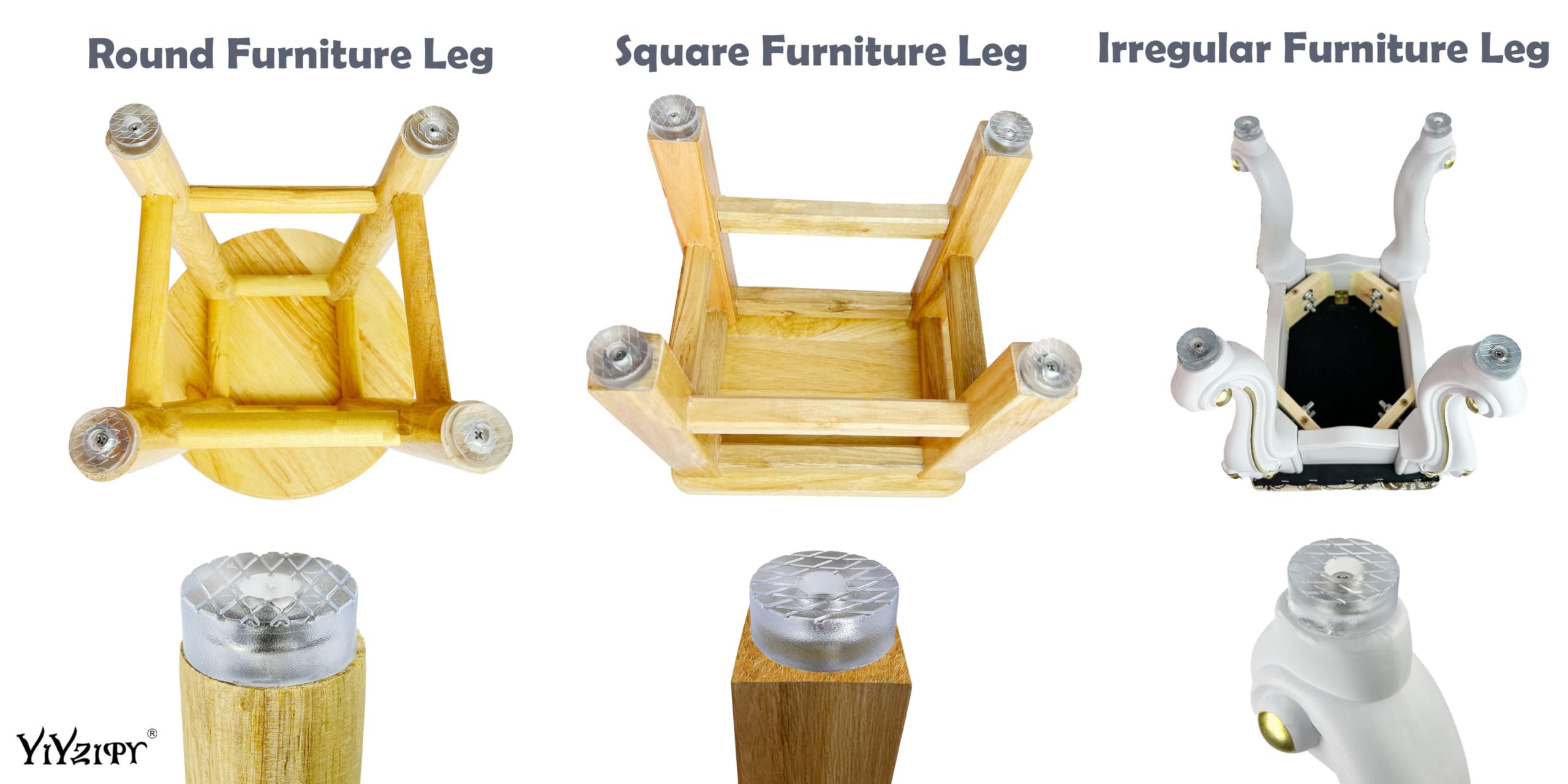 de almohadillas gruesas y suaves para patas de muebles, 14 unidades, laminado y protector de suelo de madera, antiarañazos, antideslizante, antigolpes, antiruido, duradero, resistente al