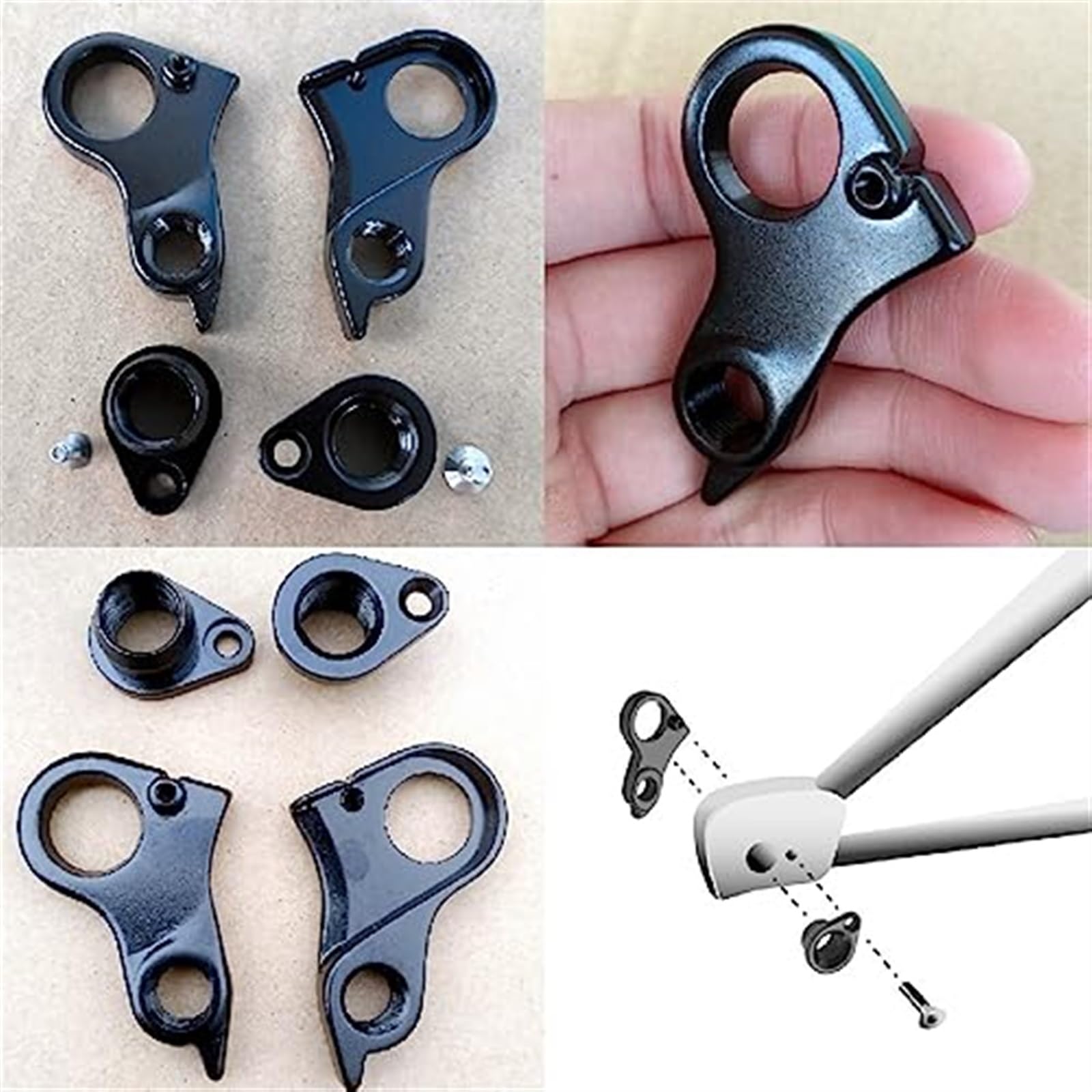 Amazon.co.jp: QASULER 自転車1個、メカドロップアウト10240、キューブ Amazon.co.jp: QASULER 自転車1個、メカドロップアウト10240、キューブ