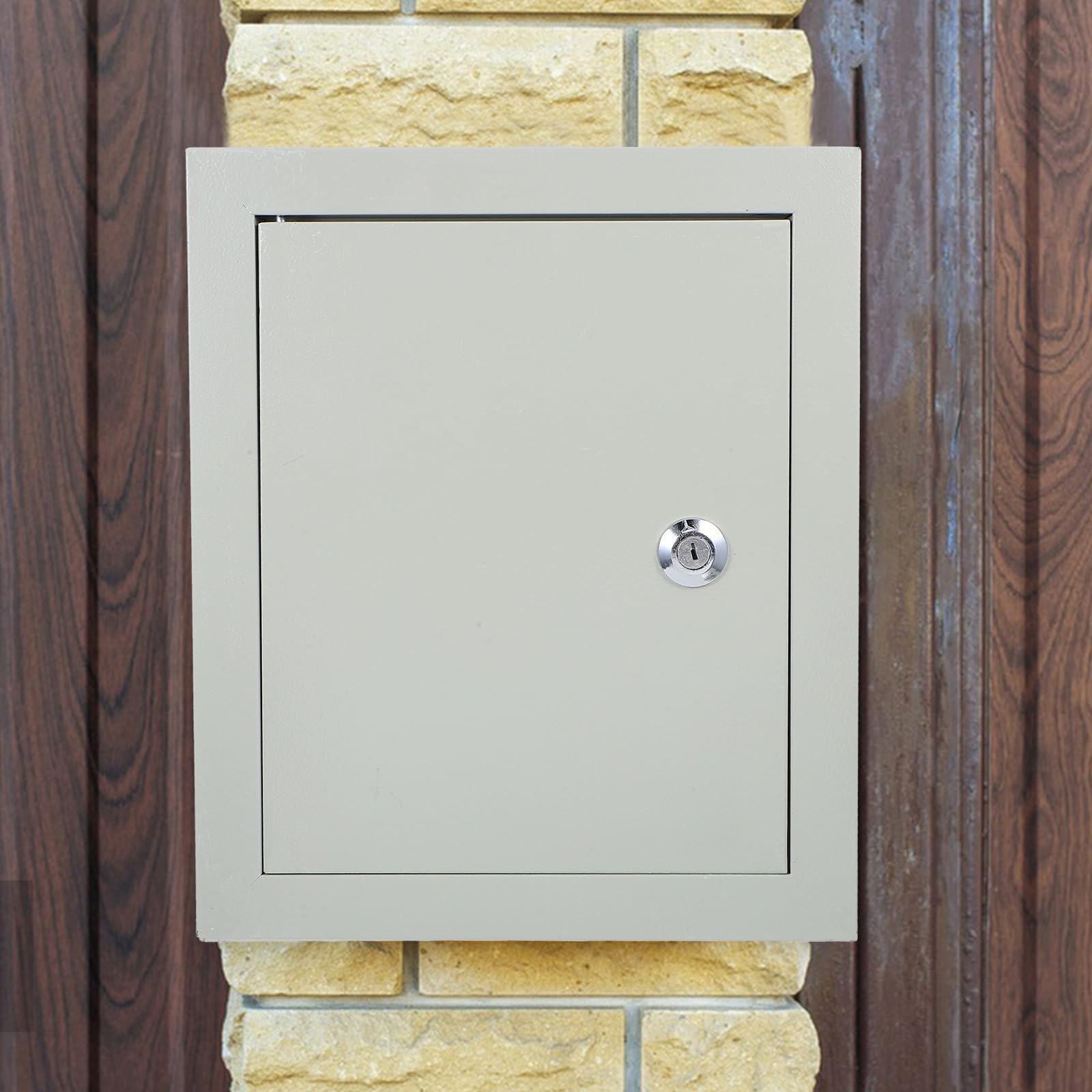 Caja Eléctrica Exterior Resistente Intemperie de Hierro Plata