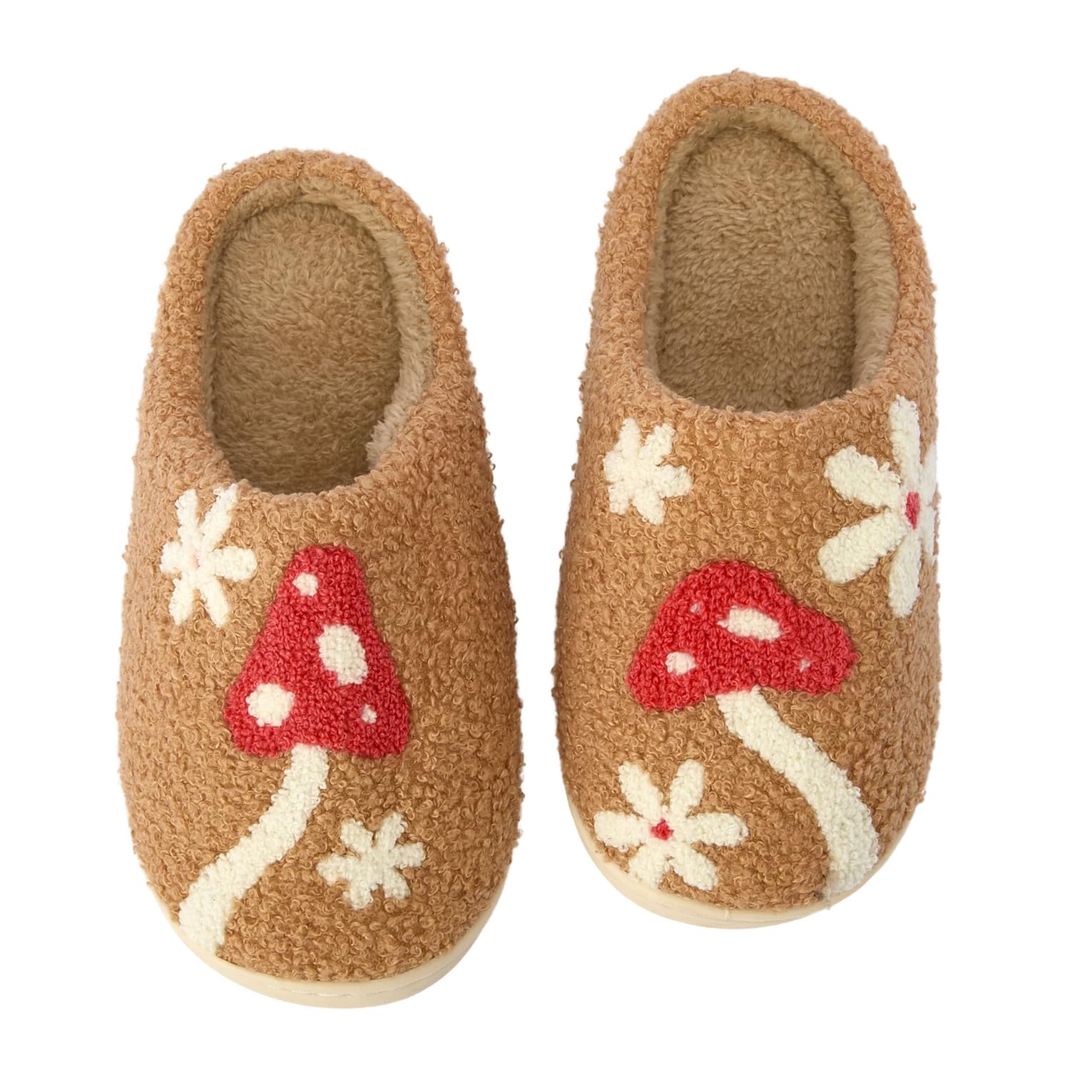 MISS SPARKLING Womens Plush Indoor House Slippers with Memory Foam Warm Cozy Winter Home Shoes Non Slip Comfy