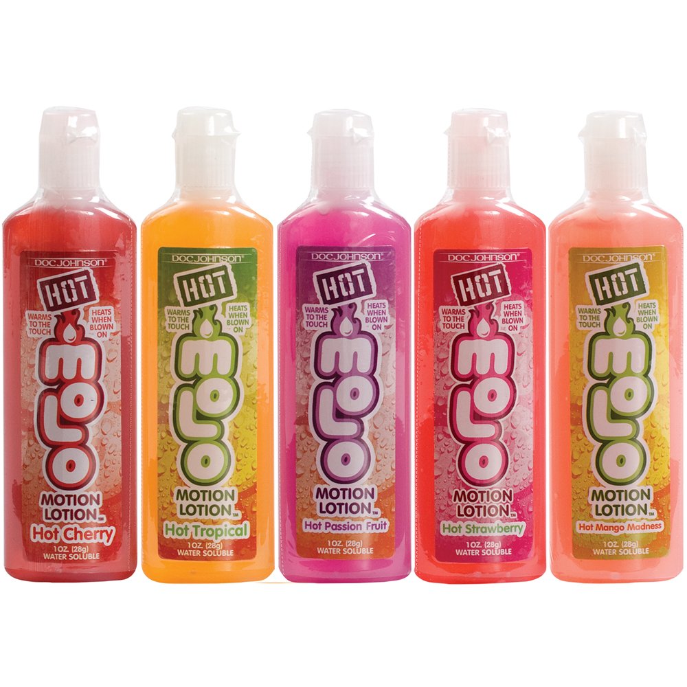 Amazon.com: Doc Johnson Hot Motion Lotion - 5 Flavor Variety Pack