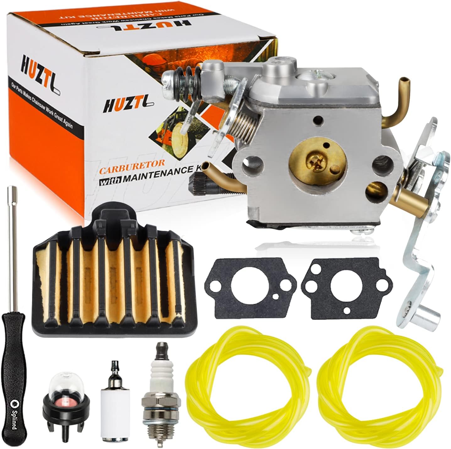 PP5020AV Carburetor 575296301 Air Filter for Poulan Pro PP5020 Chainsaw 2 Stroke Chainsaw Replace 573952201 C1M-W47 Craftsman 358.350982