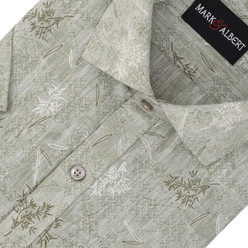 Image of Men's Half Sleeve Linen Shirt