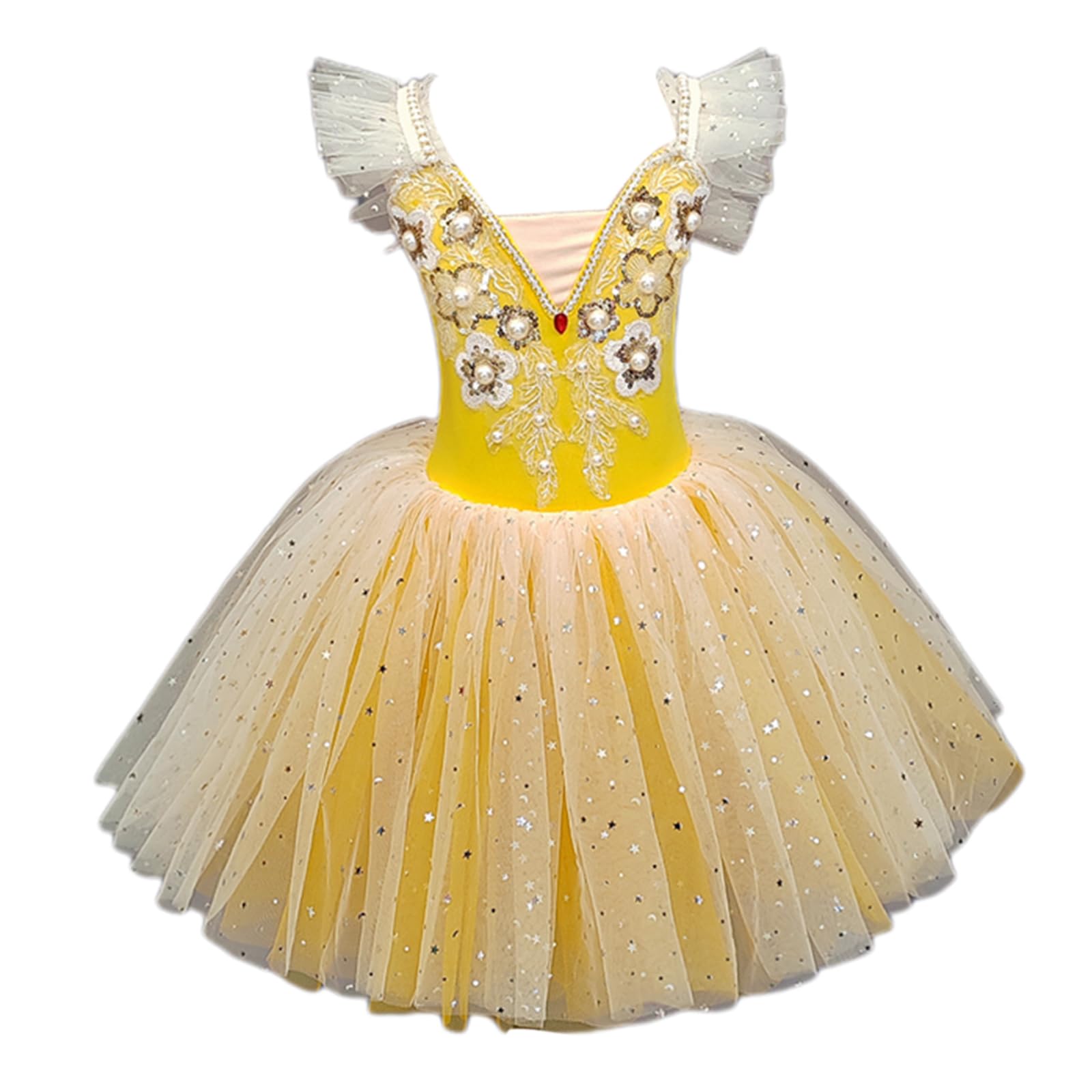 Costume de ballerine princesse extensible qui ne gratte pas pour le confort des filles
