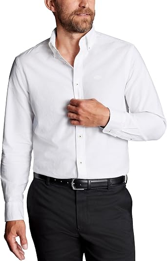 Charles Tyrwhitt Mens White New York Jets Slim Fit Oxford Button-Down Shirt