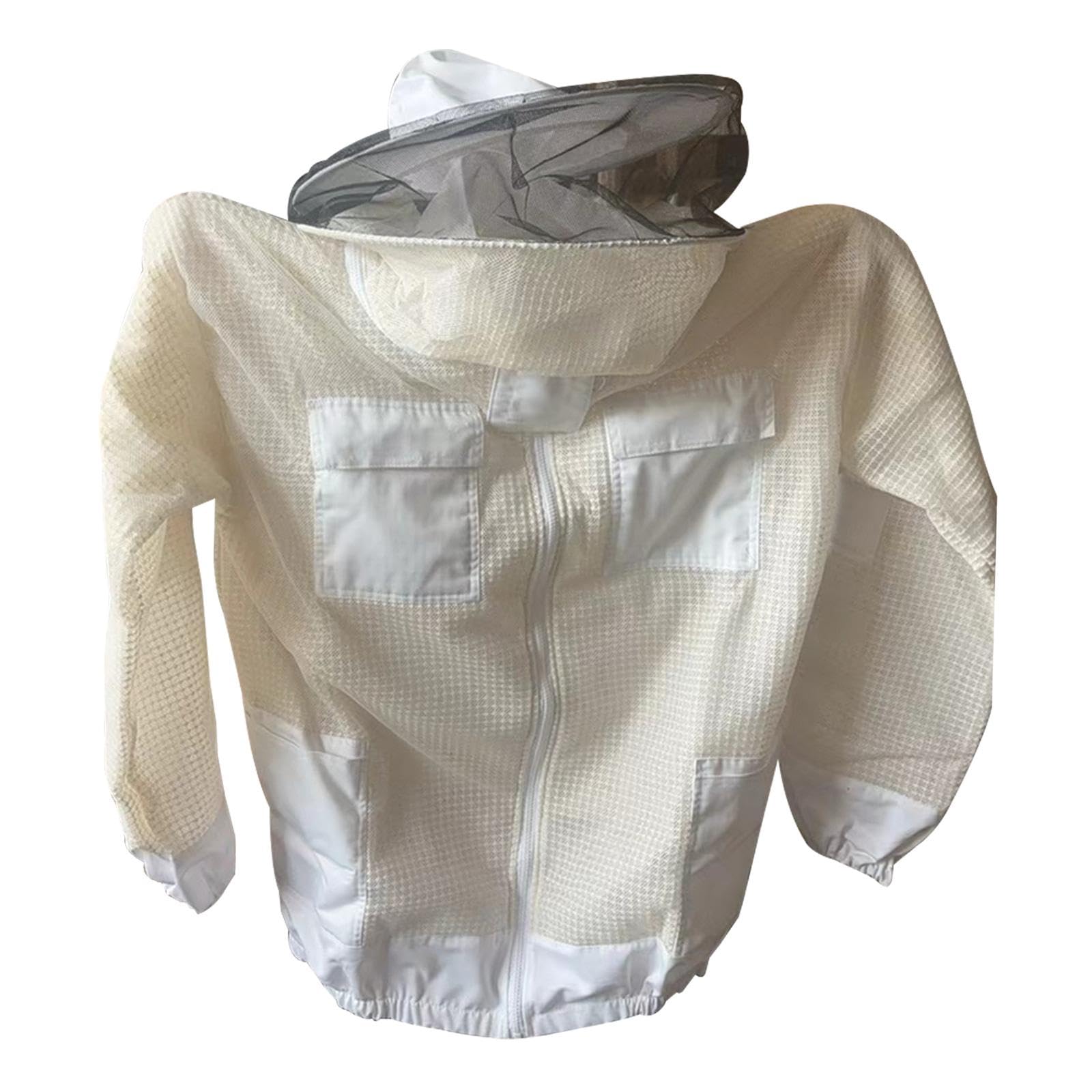 Veste apiculteur voile amovible XL idéale pour l'entretien des abeilles au rucher en été