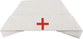 Jacobson Hat Company Cotton Nurse Hat, Womens, White, One Size