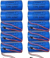 Vista 8 de Q7BAT CR23500SE para QNS Q Series PLC Baterías de litio de repuesto industrial con enchufe 3V 5000MAH (paquete de 4)