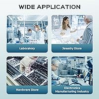 Vista 7 de Bonvoisin Báscula de laboratorio 10kgx0.0.04 oz Balanza de conteo digital Balanza analítica digital Escala electrónica precisa Certificación CE