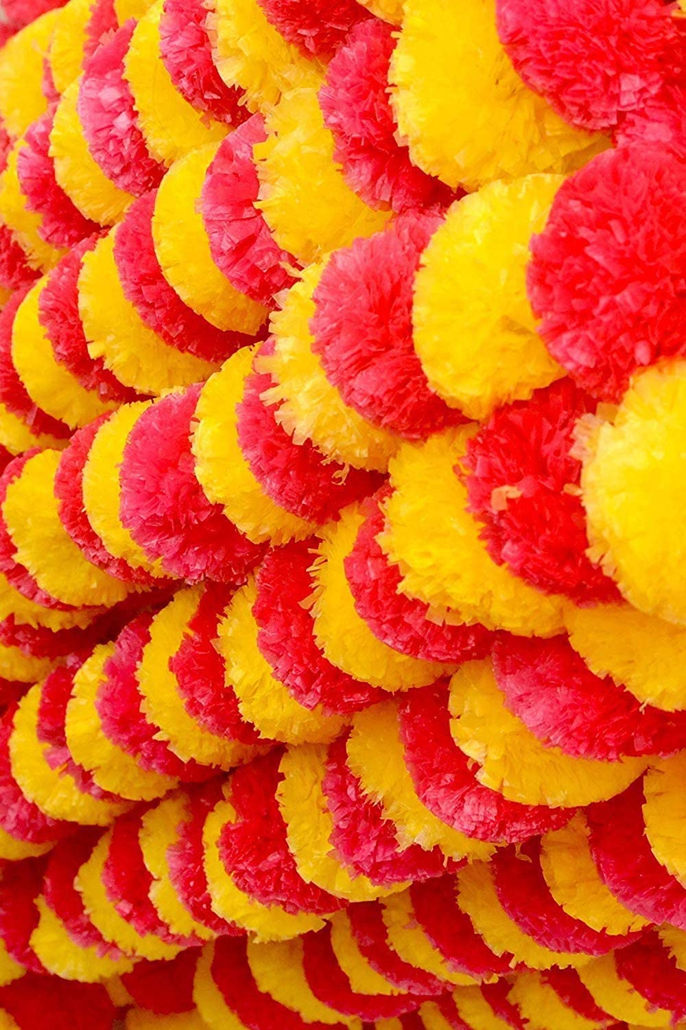 Indische Großhandel 1,2–1,5 m Blumenringelblumen-Girlande, indische/amerikanische Hochzeit, Party, Kaminsims, Dekoration, künstliche Girlanden, Hochzeitsgirlande, Diwali-Dekoration