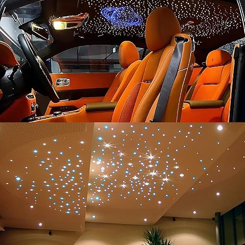 Miniatura 6 de AKEPO - Luces de fibra óptica de doble cabezal RGBW de 32 W, control de aplicación de diferentes colores, 750 piezas de fibras ópticas mixtas en 9.8