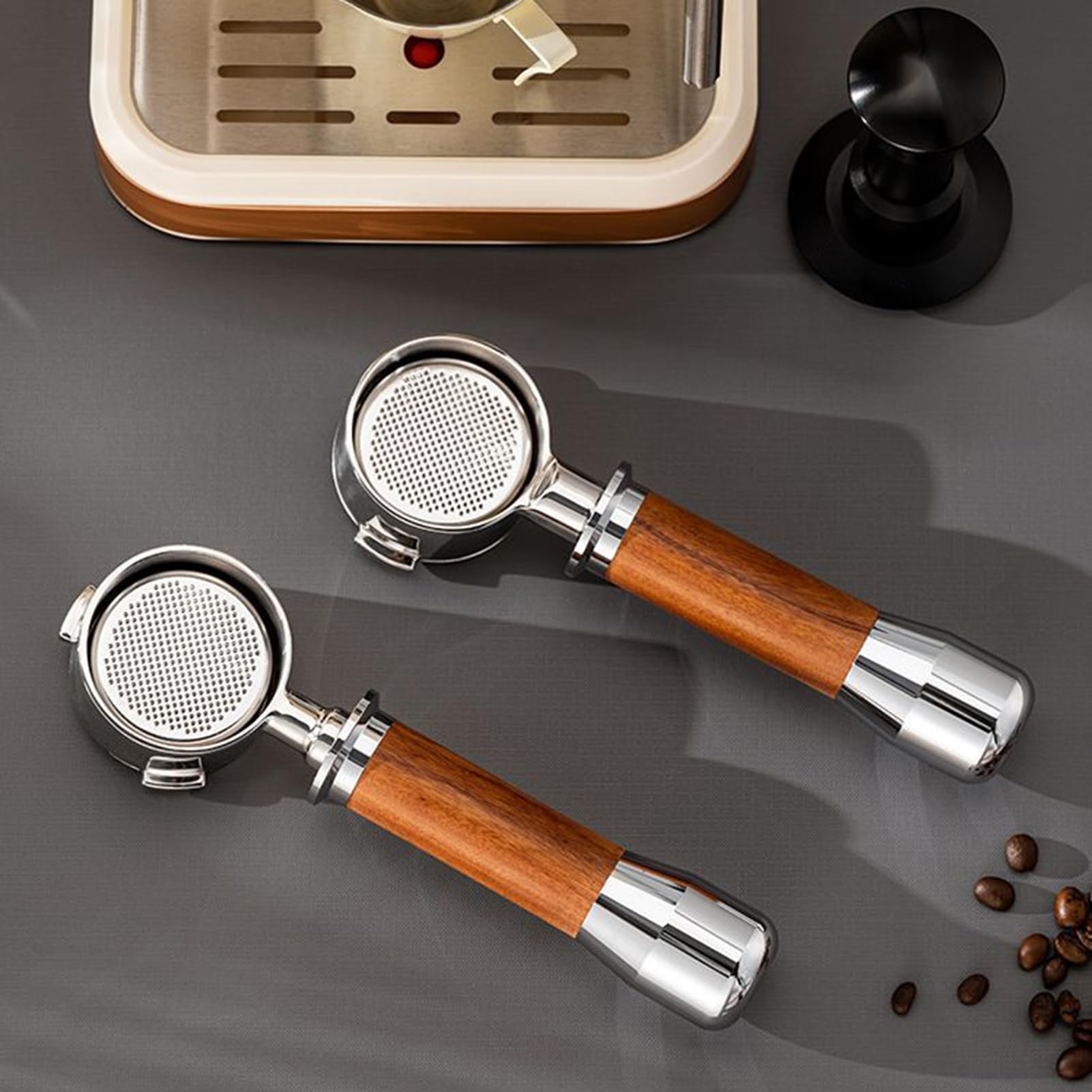 Uchwyt do Espresso 58mm Bezdenny Zastępczy Portafiltr Do Kawy | Uchwyt Dla Ekspresu Do Kawy do Użytku Domowego Kawiarni Biura