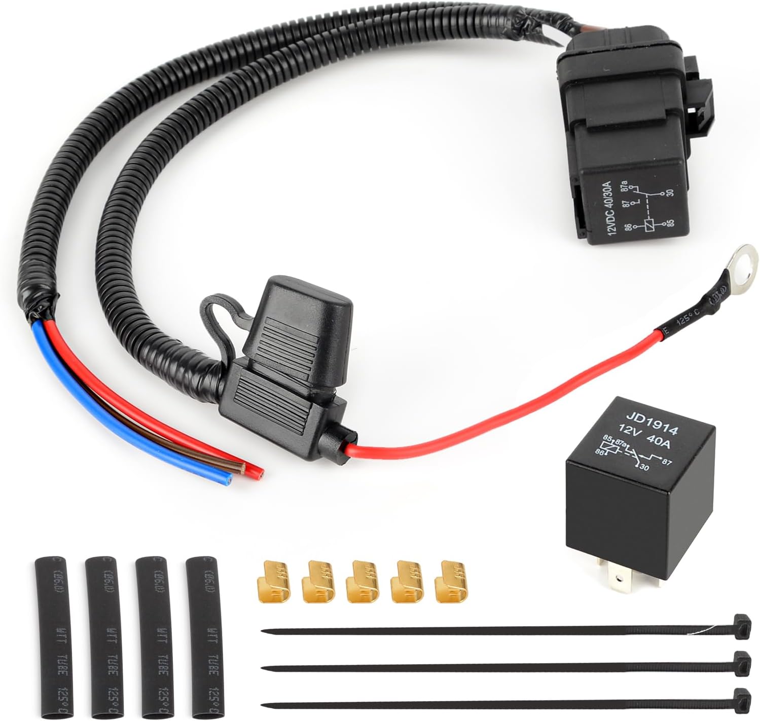 Fuel Pump Relay Wiring Kit for Dodge Ram 1500 Durango Grand Caravan，Chrysler Town & Country，Jeep Grand Cherokee Replace CBWPR091AA 04727370AA 4727370AA 68269523AD