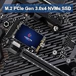 GAMERKING SSD 256GB M.2 2242 NVMe PCIe Gen3.0x4 42mm M.2 NVMe SSD M Key 3D NAND TLC High Performance Internal Solid State Drive for Ultrabook Desktop Notebook PC