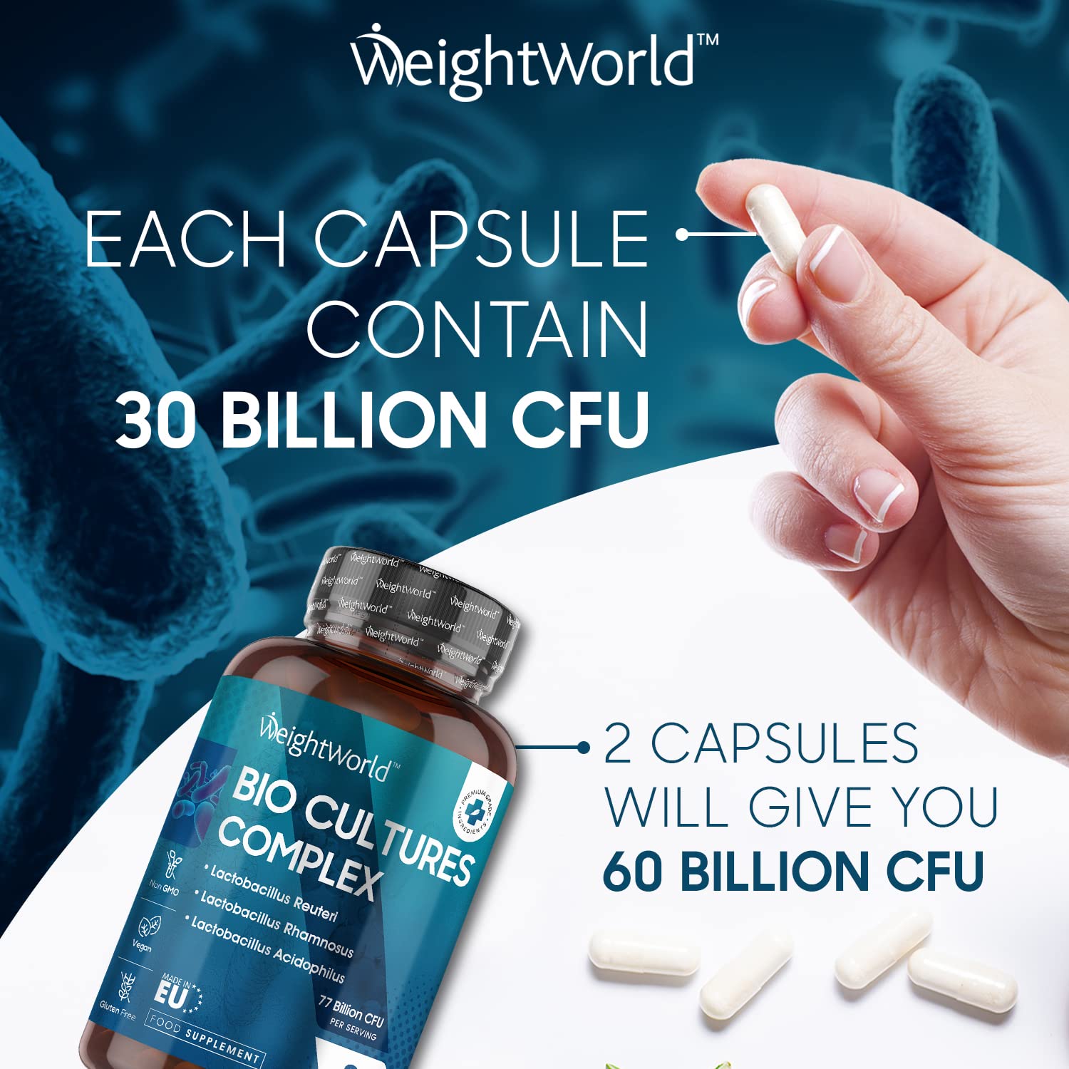 Buy Bio Cultures Complex 77 Billion CFU 20 Live Bacterial Cultures