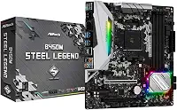 Placa Mãe AM4/USB 3.1/Type-C/Displayport, HDMI, ASRock, B450M Steel Legend