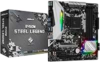 Placa Mãe AM4/USB 3.1/Type-C/Displayport, HDMI, ASRock, B450M Steel Legend