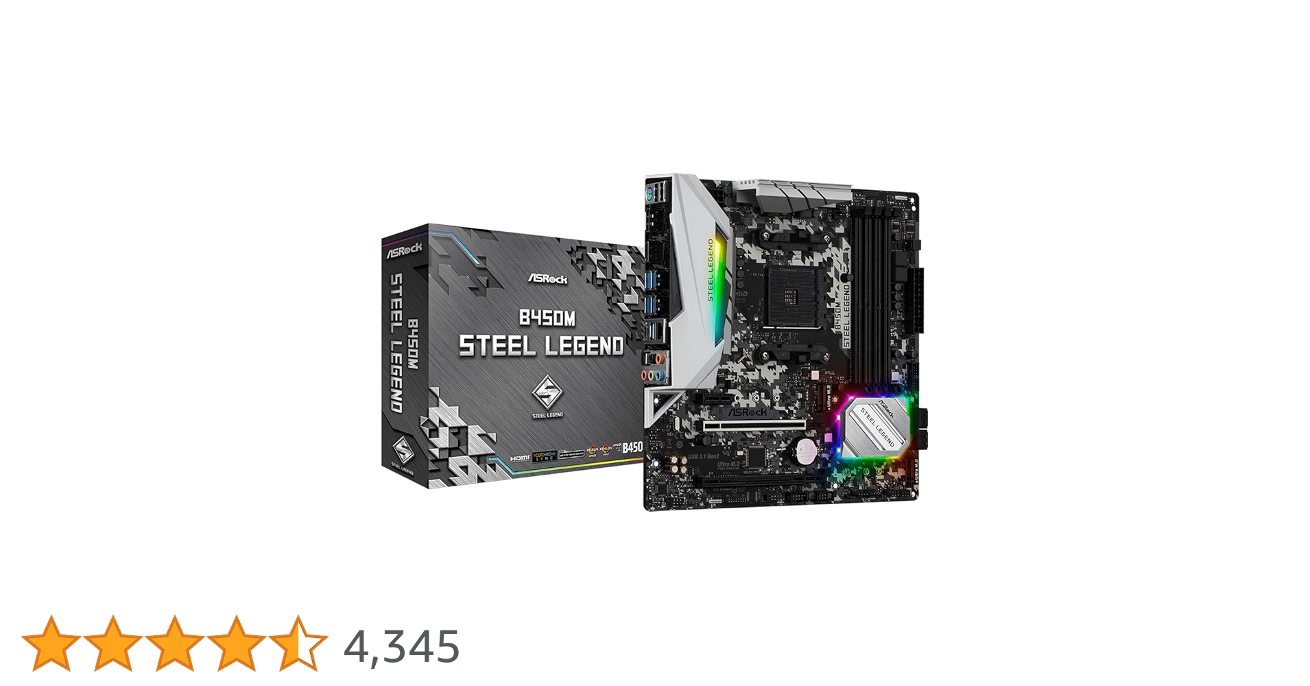 CPU AMD Ryzen 5 3500 b450m steel legend ASRock > B450M Steel Legend