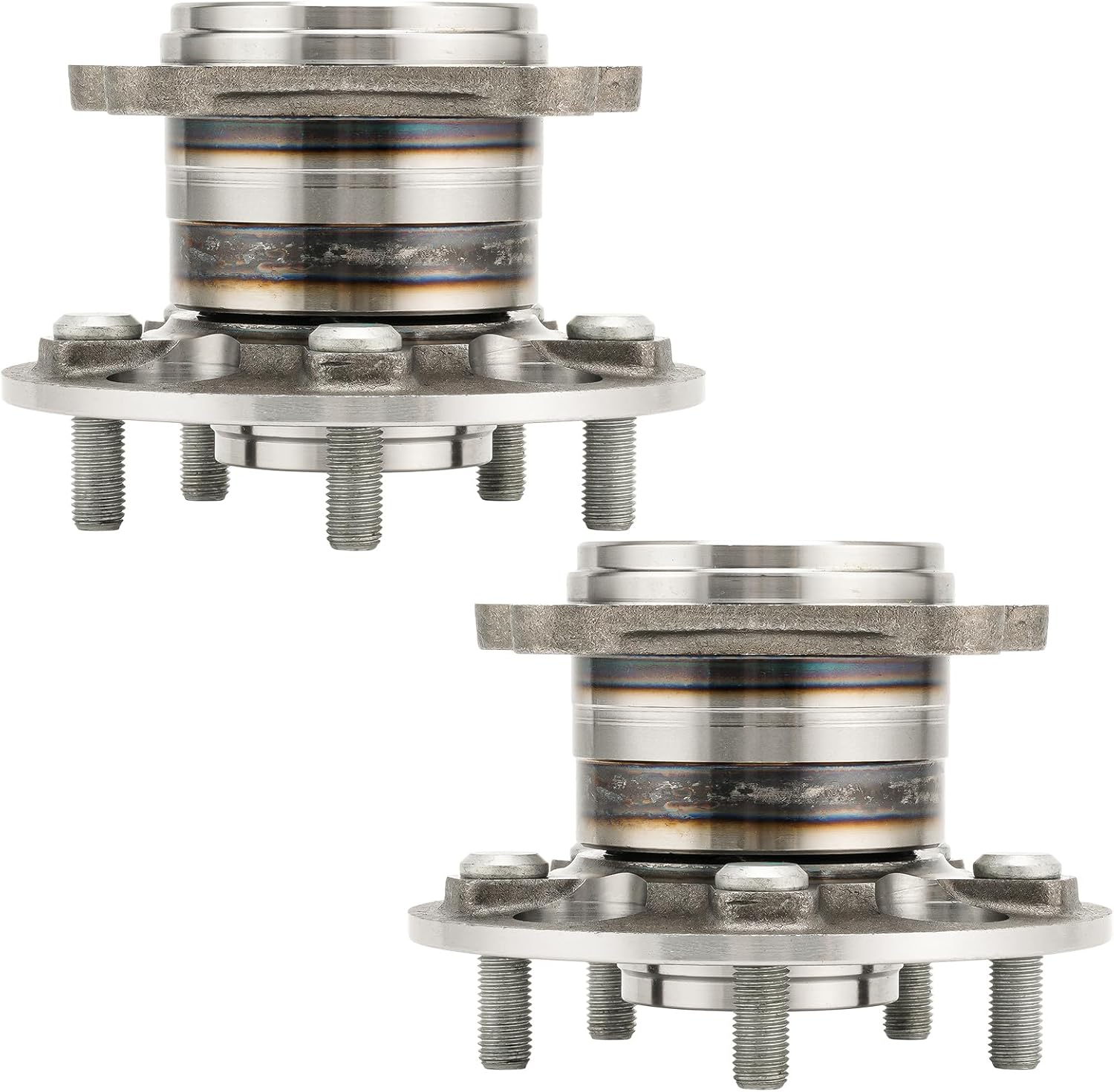 KAX 512284 2pcs Rear Wheel Hub Bearing Compatible with 2008-2013 Toyota Highlander 3.5L AWD,5 Lug