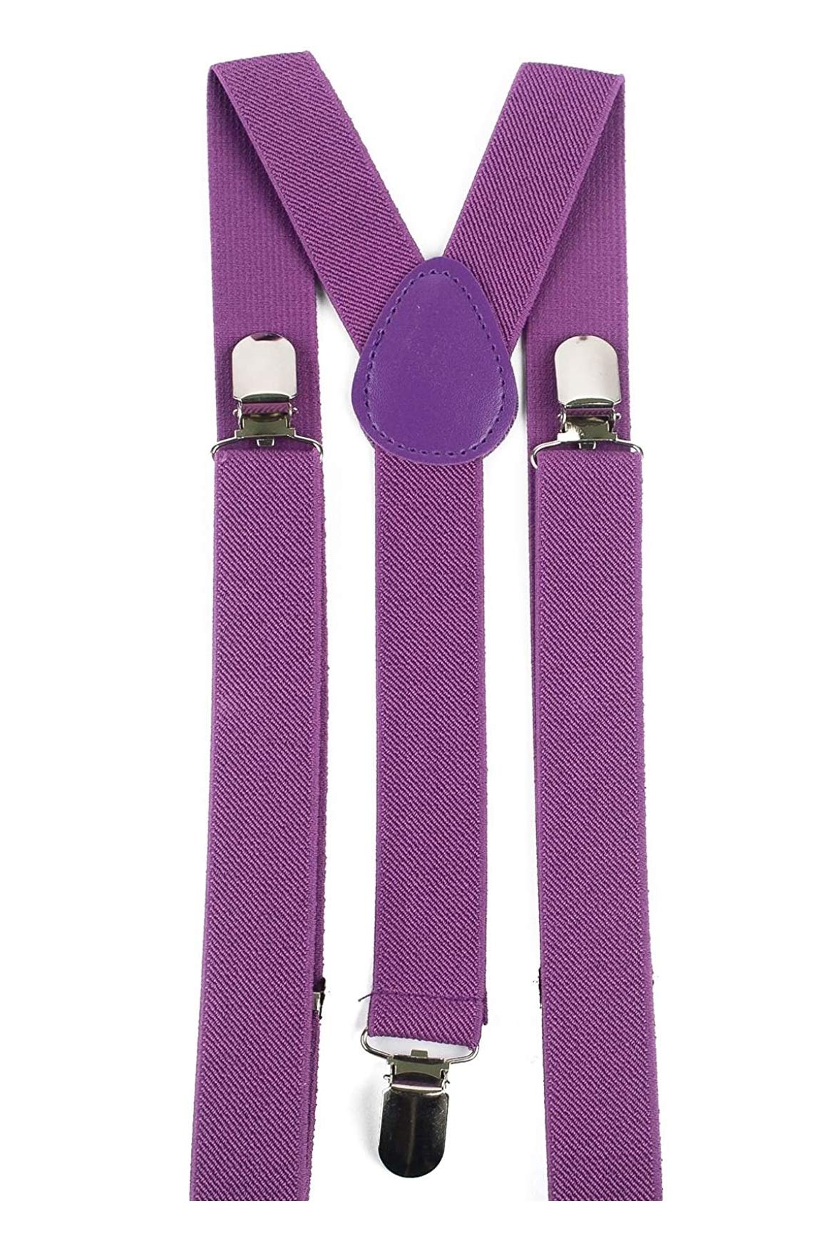 Mytoptrendz Women's Purple Mytoptrendz® Trouser Braces Suspenders For Men/ Y-Back Elasticated Adjustable Clip On