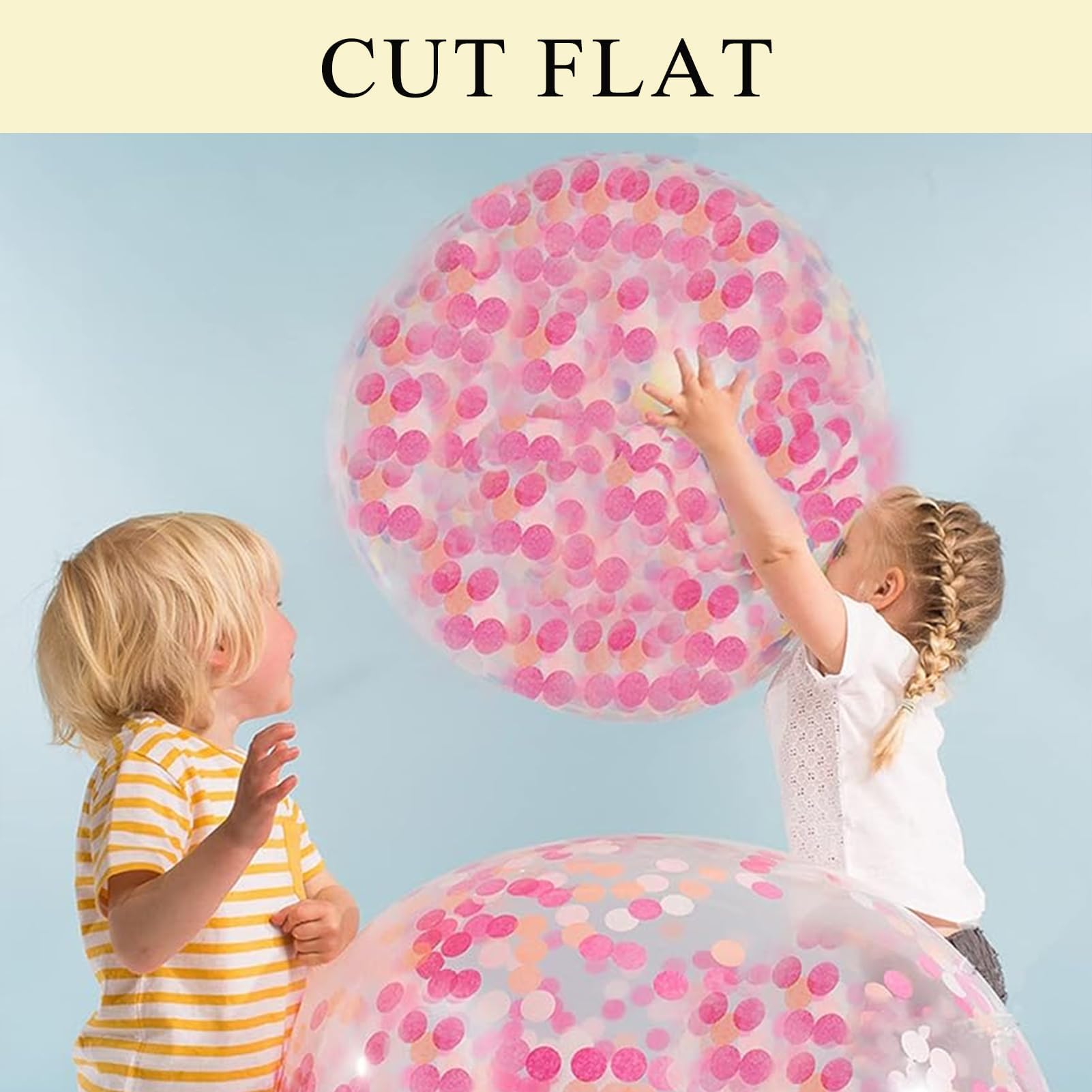 120 00 Pcs 1 Inch Pink Light Pink Round Tissue Confetti for Wedding Parties, Biodegradable Round Tissue Table Decor Engagement Confetti, Circle Paper for Balloons Birthday Decoration Party Anniversary - Image 3