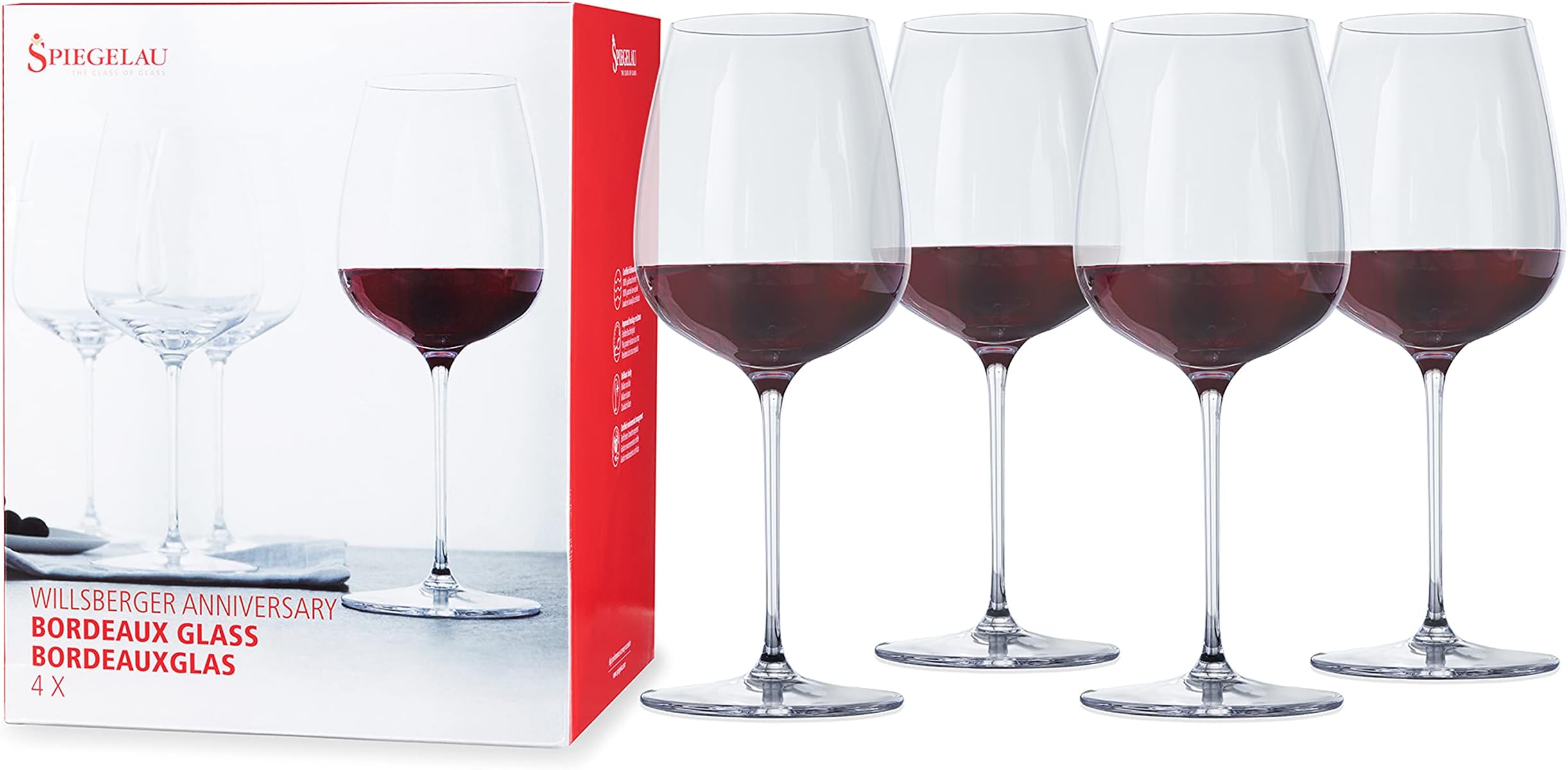 Spiegelau Willsberger 22.4 oz Bordeaux glass (set of 4)