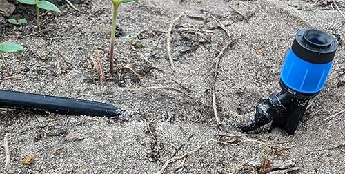 Miniatura 9 de Kit de riego por goteo de 240 pies, rociador de plantas ajustable, sistema de riego automático, sistema de riego Mefape para jardín, césped de