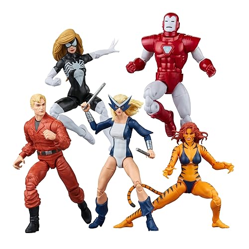 Colección The West Coast Avengers de la serie Marvel Legends, 5 figuras de acción coleccionables de 6 pulgadas inspiradas en cómics (exclusivas de Amazon)