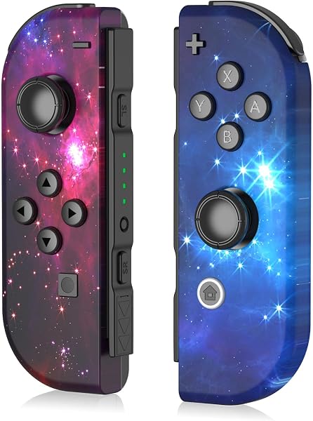 Kvkdiir Switch Controllers Compatible Nintendo Switch/Lite/OLED, Wireless Gamepad Replacement Controller Support Dual Vibration/6-Axis Gyro/Screenshot/Wake-up - 1