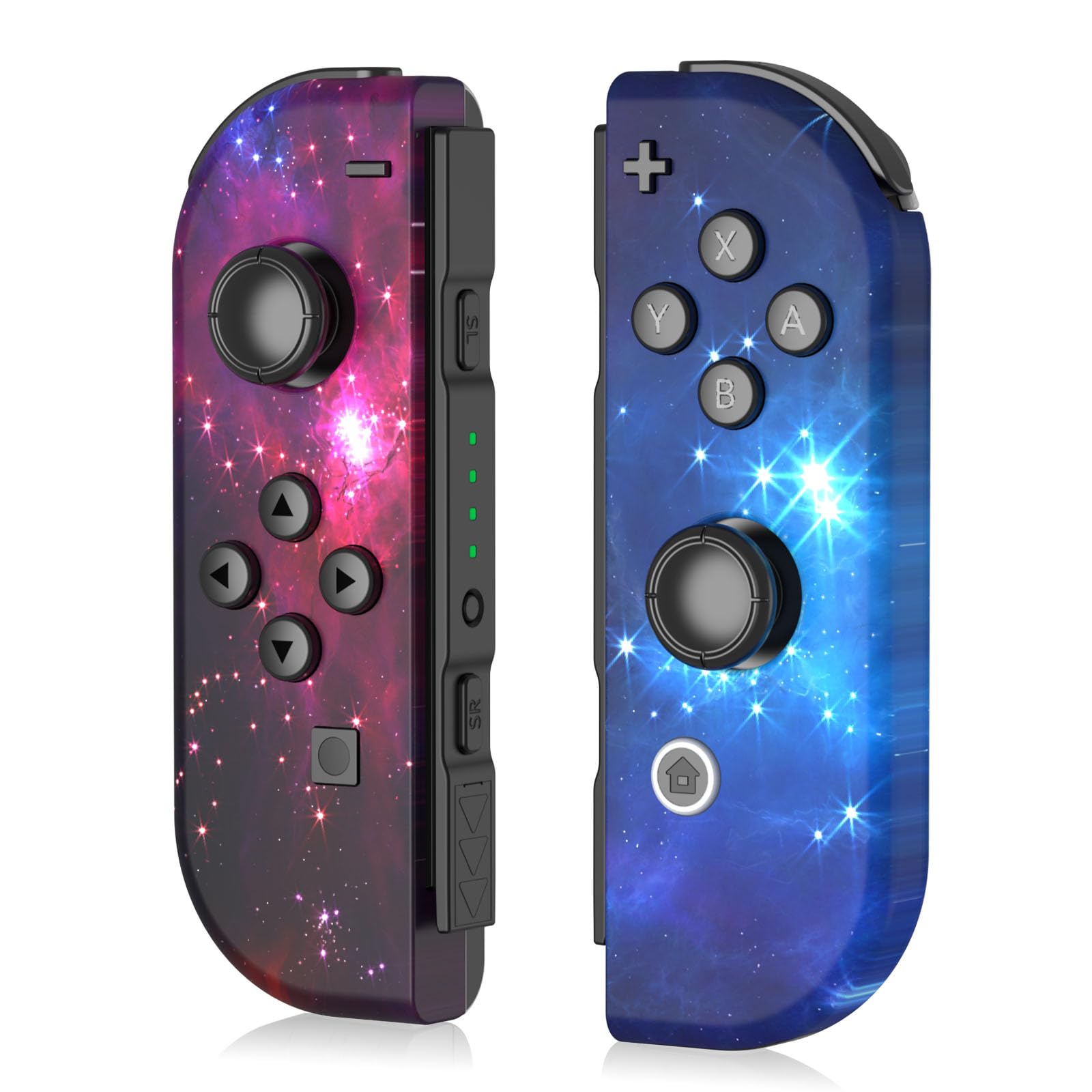 Kvkdiir Switch Controllers Compatible Nintendo Switch/Lite/OLED, Wireless Gamepad Replacement Controller Support Dual Vibration/6-Axis Gyro/Screenshot/Wake-up