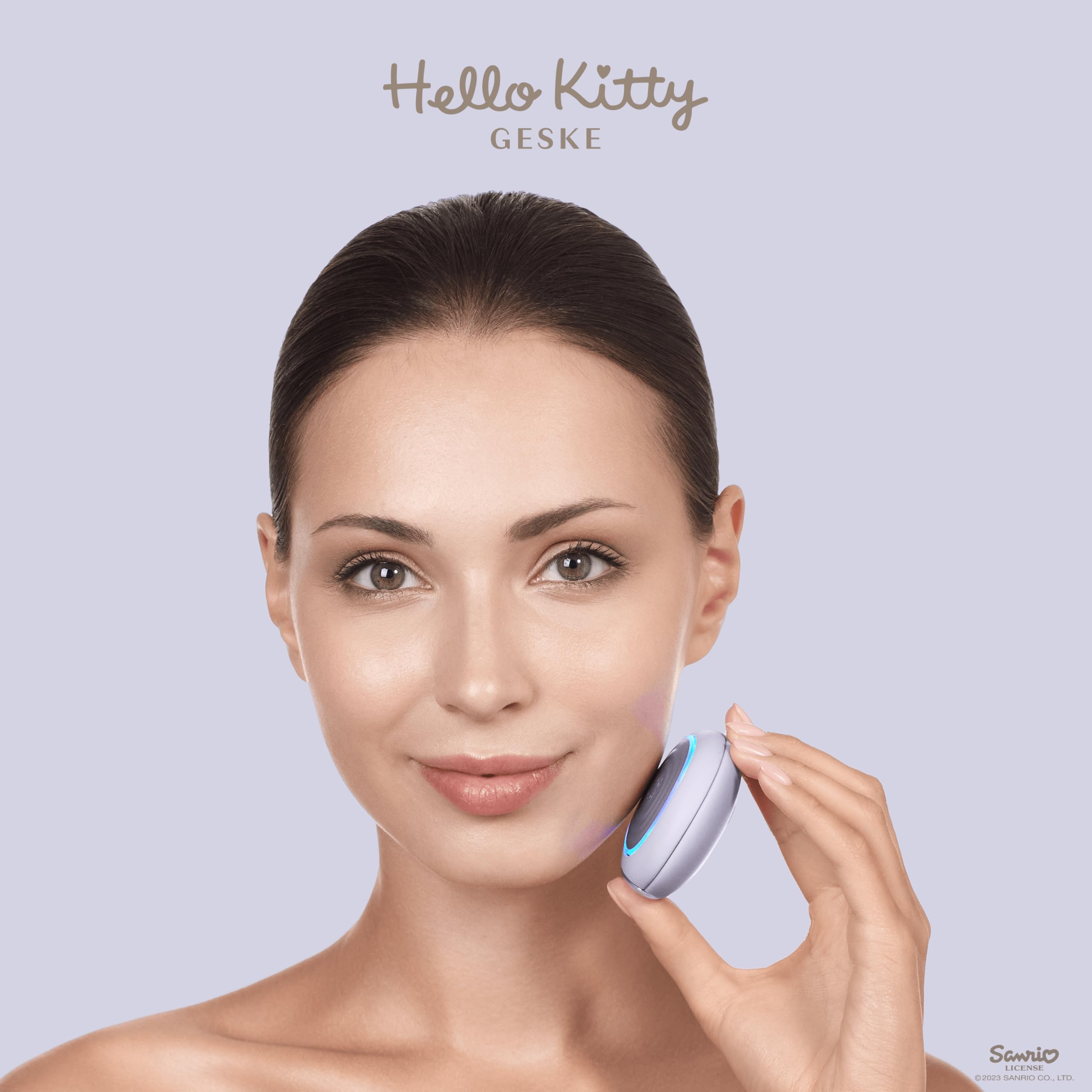 GESKE x Hello Kitty | SmartAppGuided™ Sonic Warm & Cool Mask | 8 in 1 + GESKE x Hello Kitty Youth-boosting Mask | Set mit passender Kosmetik-Zugabe | Beauty-Bundle
