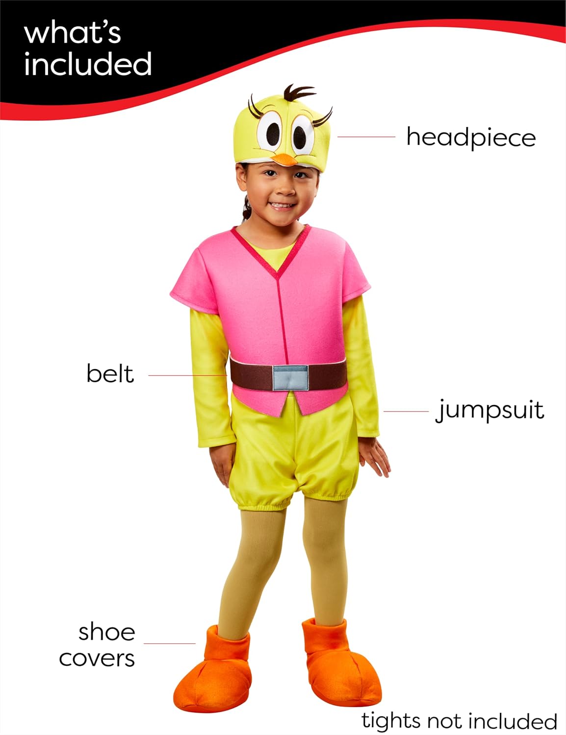 Rubies Toddler Bugs Bunny Builders Tweety Bird Costume
