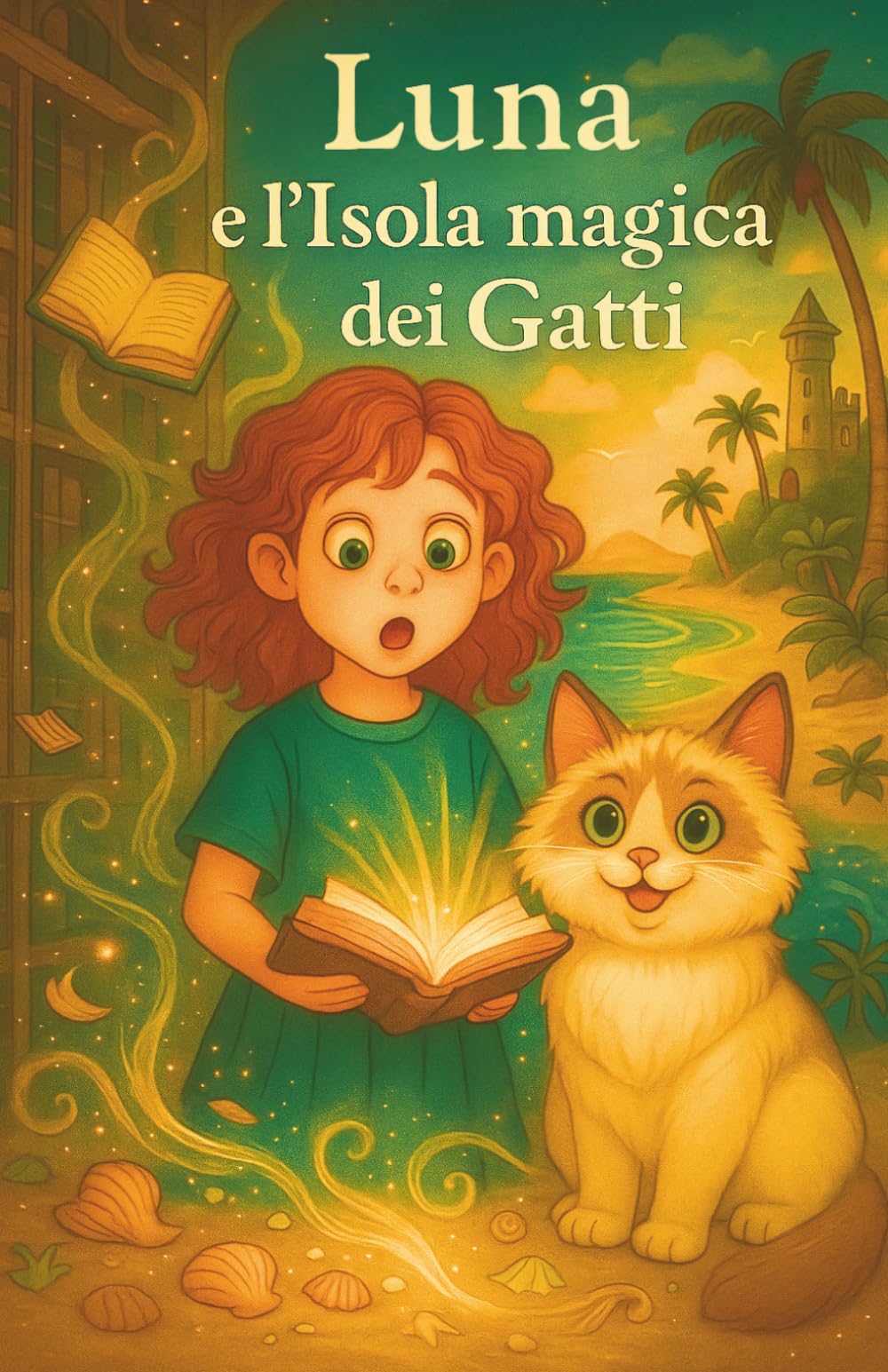 Luna e l’Isola magica dei Gatti: Un’avventura tra libri-portale, profumi incantati e amicizia