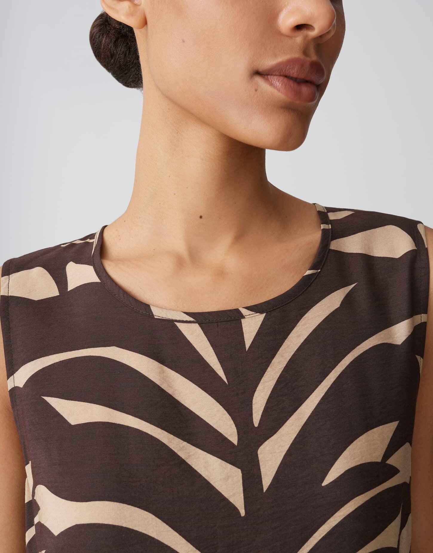 OPUS Damen Minikleid | Printkleid mit angesetzten Volant