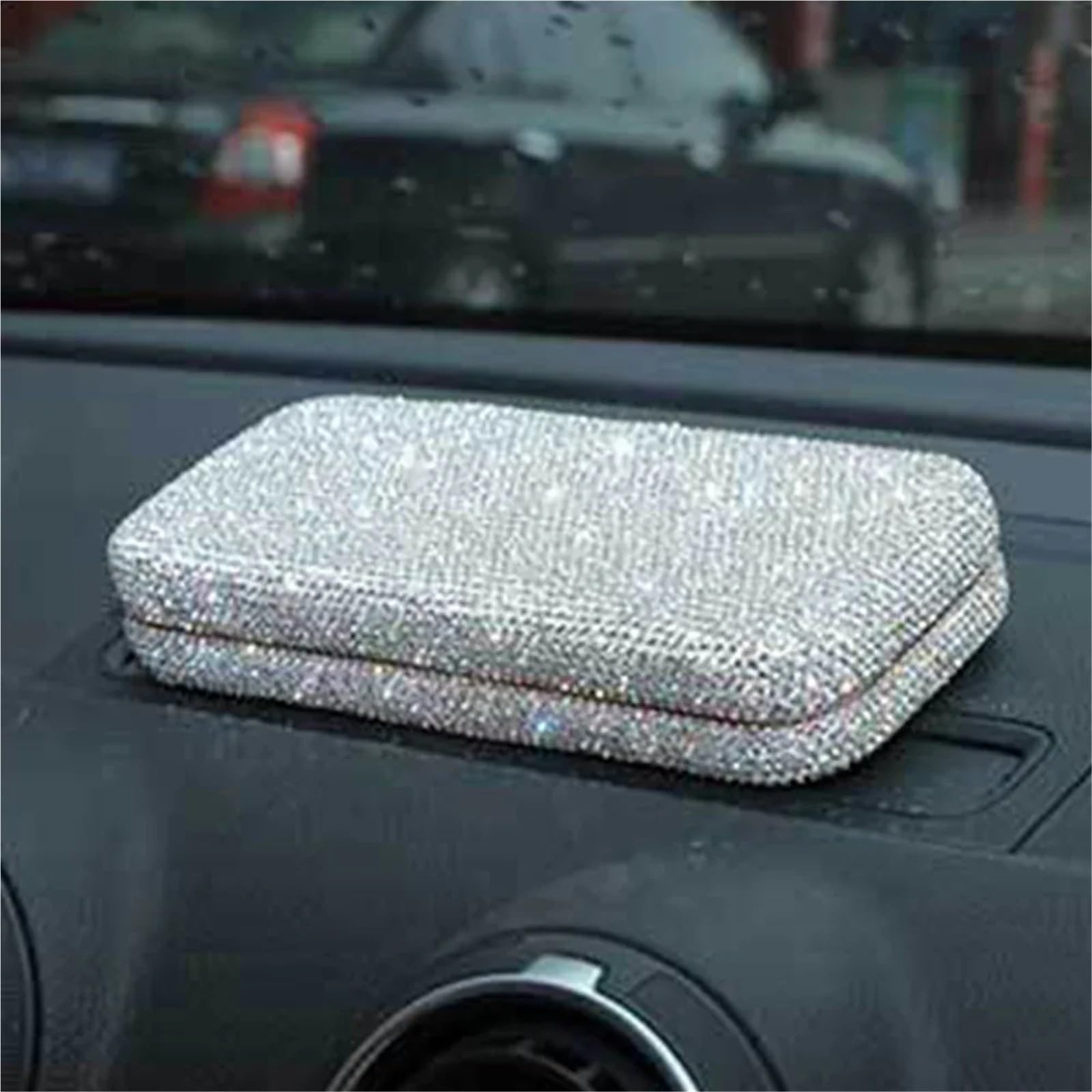 Custodia for occhiali da 2 pezzi con diamante strass protettiva sole Scatola Per Occhiali