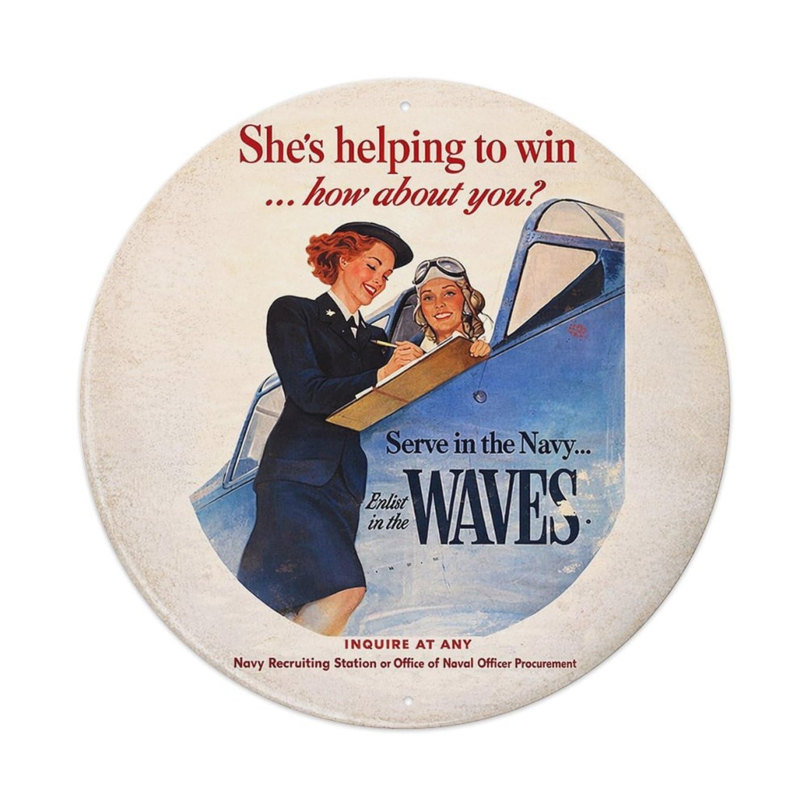 Jdyansheng Vintage She Is Helping To Win Tin Sign Metal Poster Metal Signs For Home Man Cave Bar Cafe Kitchen Laundry Room Wall Decorations 8X8 Inches