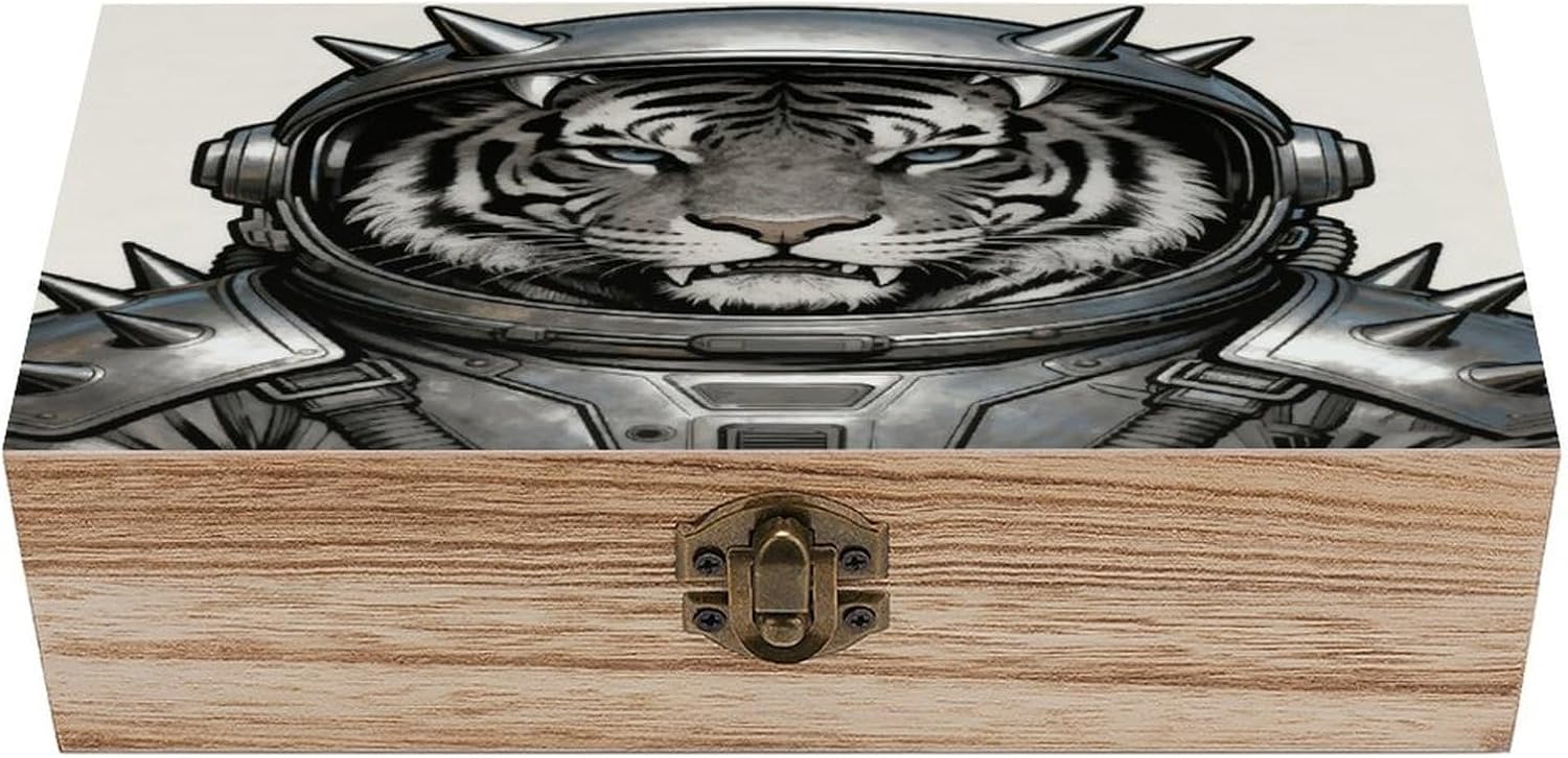 Colored Astro Pet Wooden Decorative Storage Box Keepsake Box