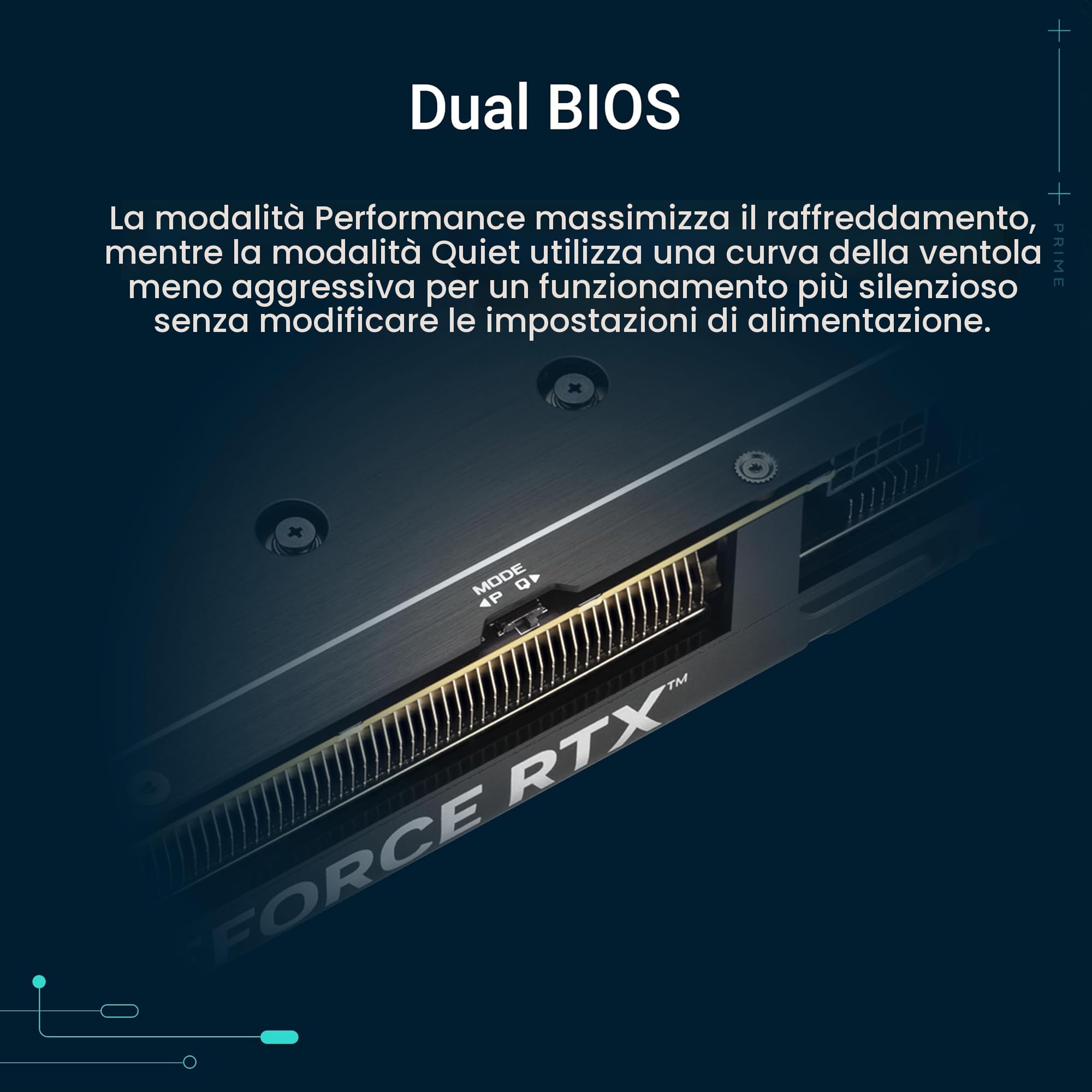 ASUS Prime NVIDIA GeForce RTX 5060 OC Edition, Scheda Grafica 8 GB GDDR7, 128 Bit, PCIe 5.0, 3 Ventole Axial-Tech, 1 HDMI 2.1, 3 DisplayPort 2.1, GPU Tweak III, Nera, PRIME-RTX5060-O8G