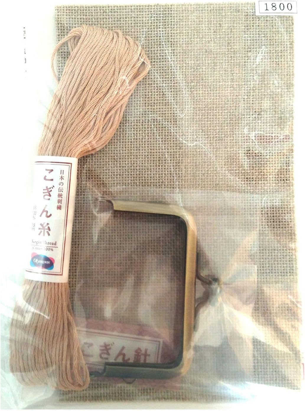 Olympus Thread G80 Kogin Embroidery Kit, Professional Grade Kit, Scale x Coin Case for Easy Finish