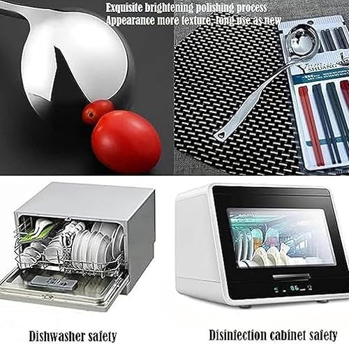 Miniatura 6 de Cucharón pequeño para salsa de acero inoxidable 304, cuchara de sopa para salsas y salsas o aderezo para ensaladas, color plateado (2 piezas)