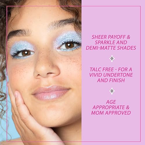 Miniatura 6 de Petite 'N Pretty - Paleta de maquillaje WhimsiCali de sombra de ojos y mejillas y brillo de labios de 10K Shine - Maquillaje facial natural y no