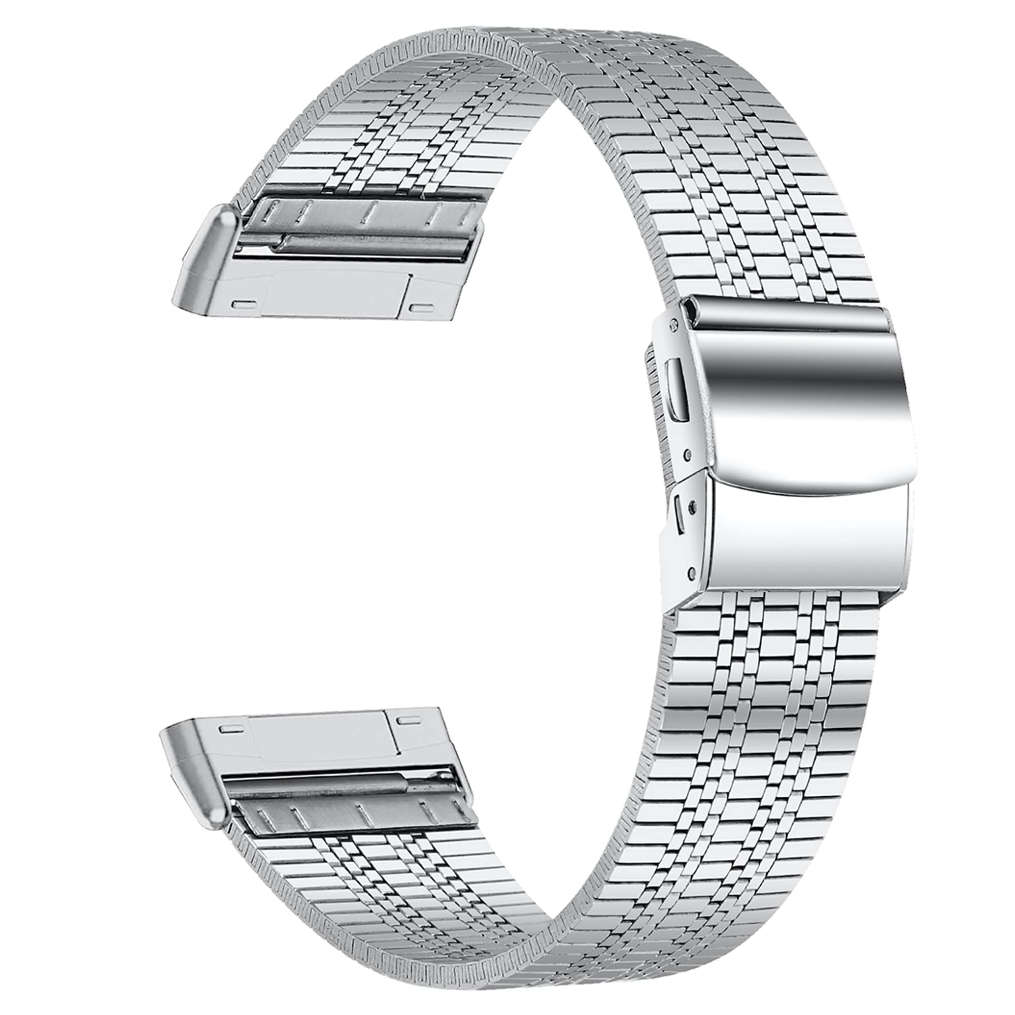 Cinturino In Acciaio Inox Magnetico Per Fitbit Versa 3 / Sense – SeNool, Impermeabile E Resistente - 2